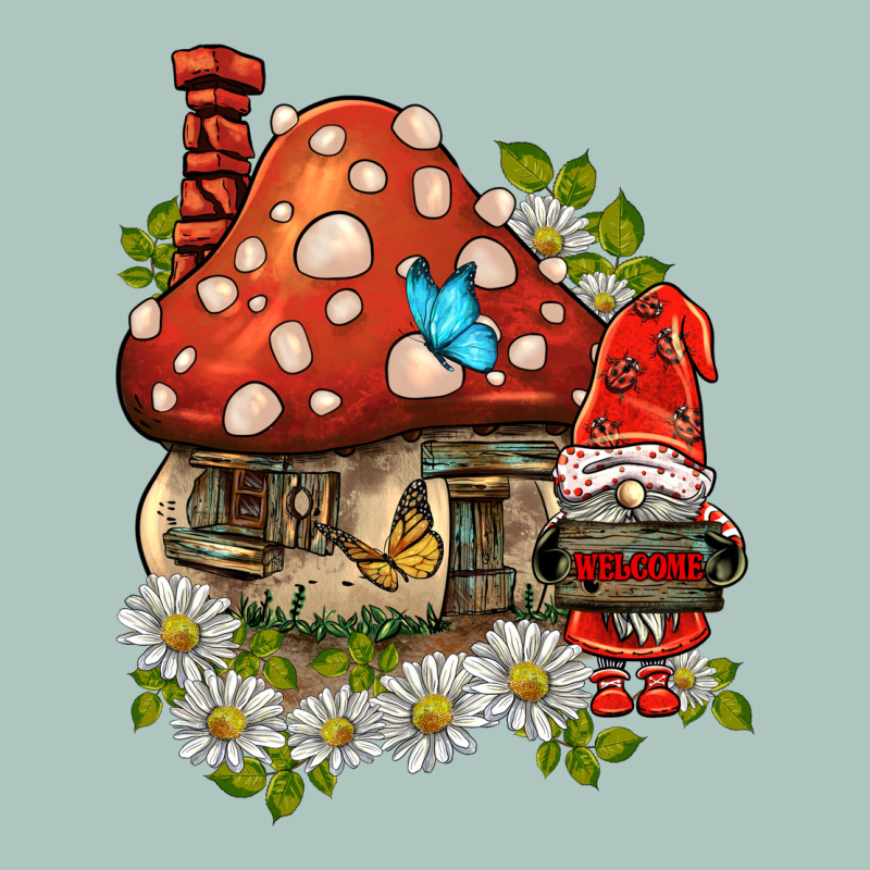 Welcome Gnome Ladybug Premium Sweatshirt by BarkalooDesign | Teevron