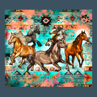 Western Running Horses Urban Heavy Tee | Teevron