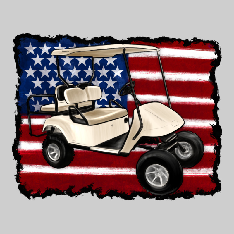 Golf Cart American Flag Premium Tee by Artiststas | Teevron