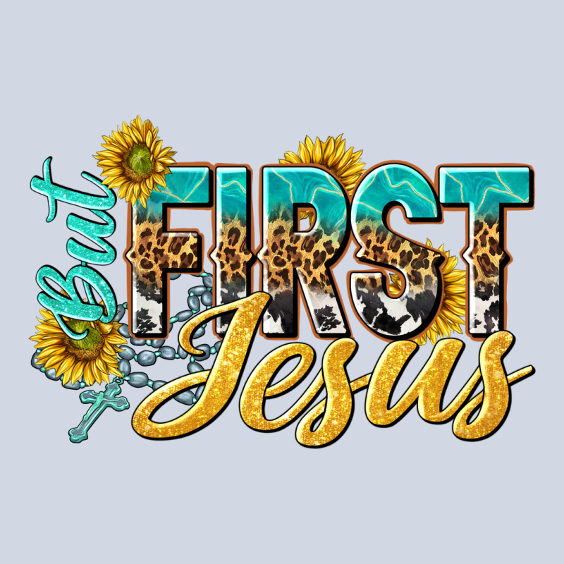 But First Jesus Premium Sweatshirt by NancyCooperArtShop | Teevron