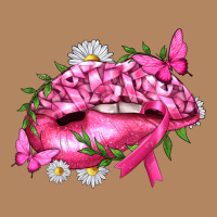Breast Cancer With Ribbon Pink Lips Long Sleeve Tee | Teevron
