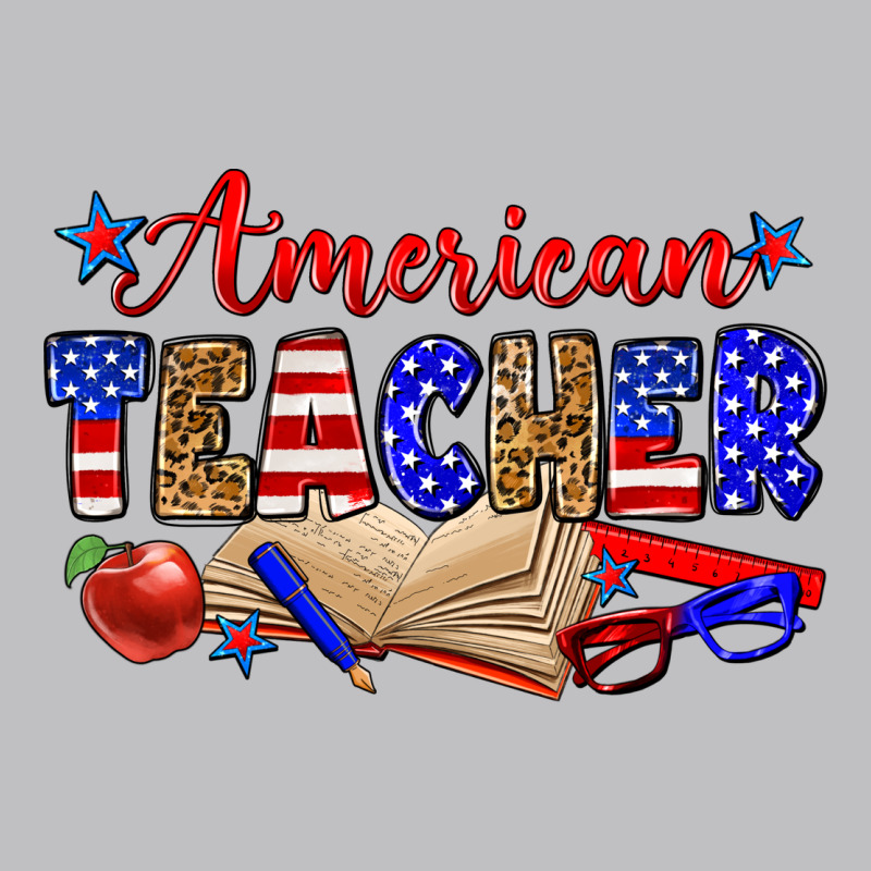 American Teacher Long Sleeve Tee by Zillion Design Studio | Teevron