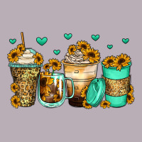 Sunflowers Coffee Cups Vintage Tee | Teevron