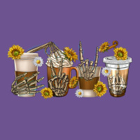Skeleton Hands Coffee Cups Vintage Tee | Teevron