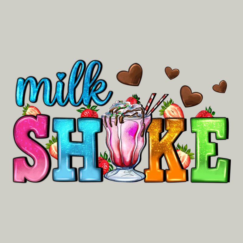Milk Shake With Chocolate Heart Heavyweight Hoodie by AdoDesignShop | Teevron
