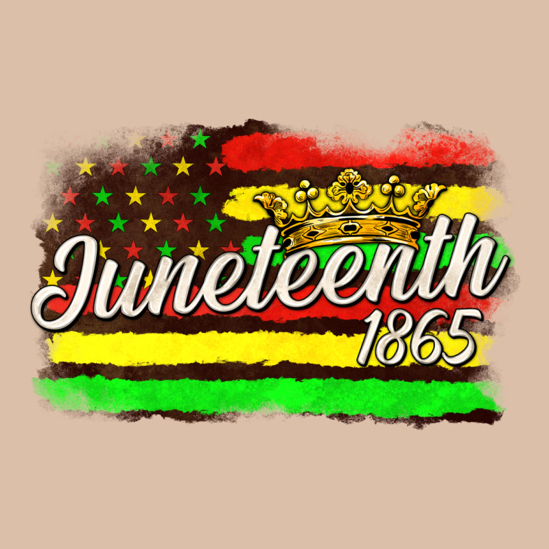 Juneteenth 1865 With Crown Flag Urban Heavy Tee by texasbilliewilder | Teevron