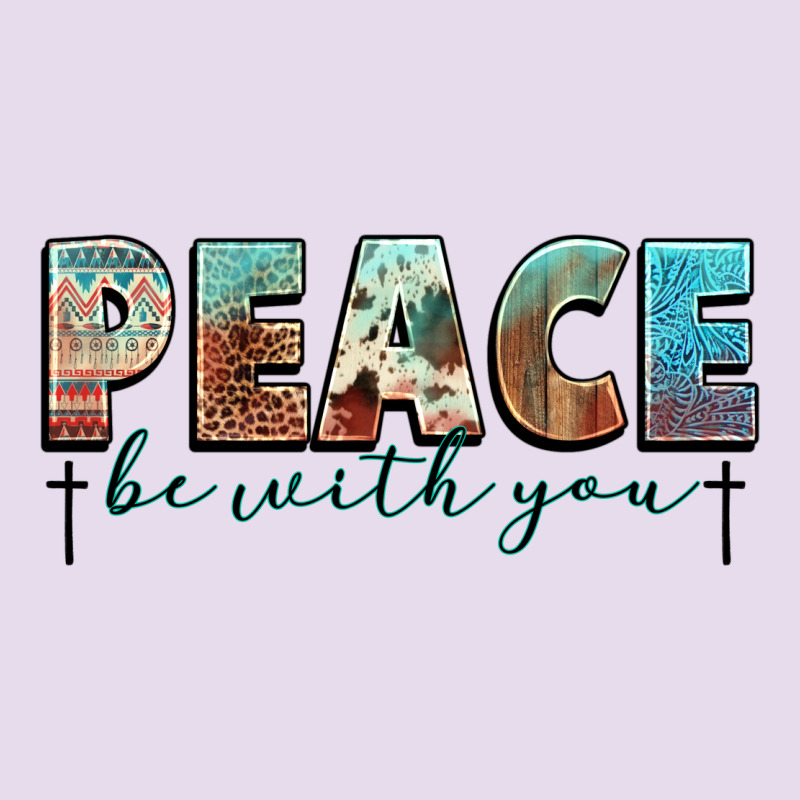 Peace Be With You Cross Premium Hoodie by NancyCooperArtShop | Teevron