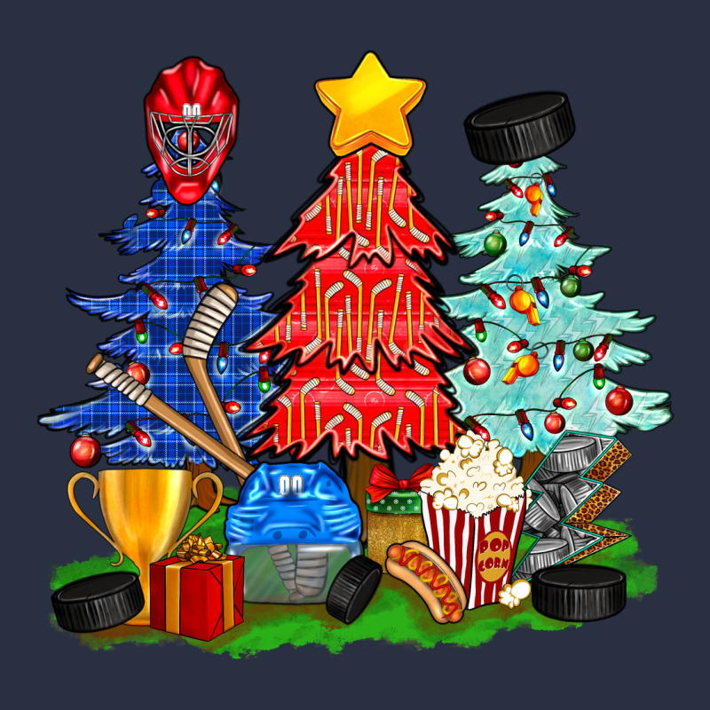 Christmas With Ice Hockey Trees Urban Hoodie by BundleAndBundleShop | Teevron