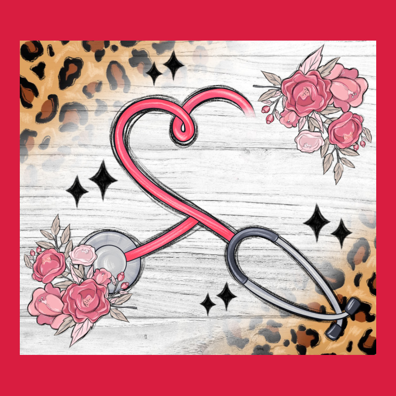 Customized Leopard Floral Nurse Premium Hoodie by MaliasSmallBusiness | Teevron