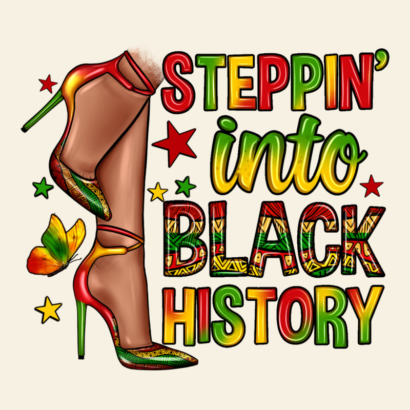 Steppin Into Black History Vintage Tee by Zillion Design Studio | Teevron