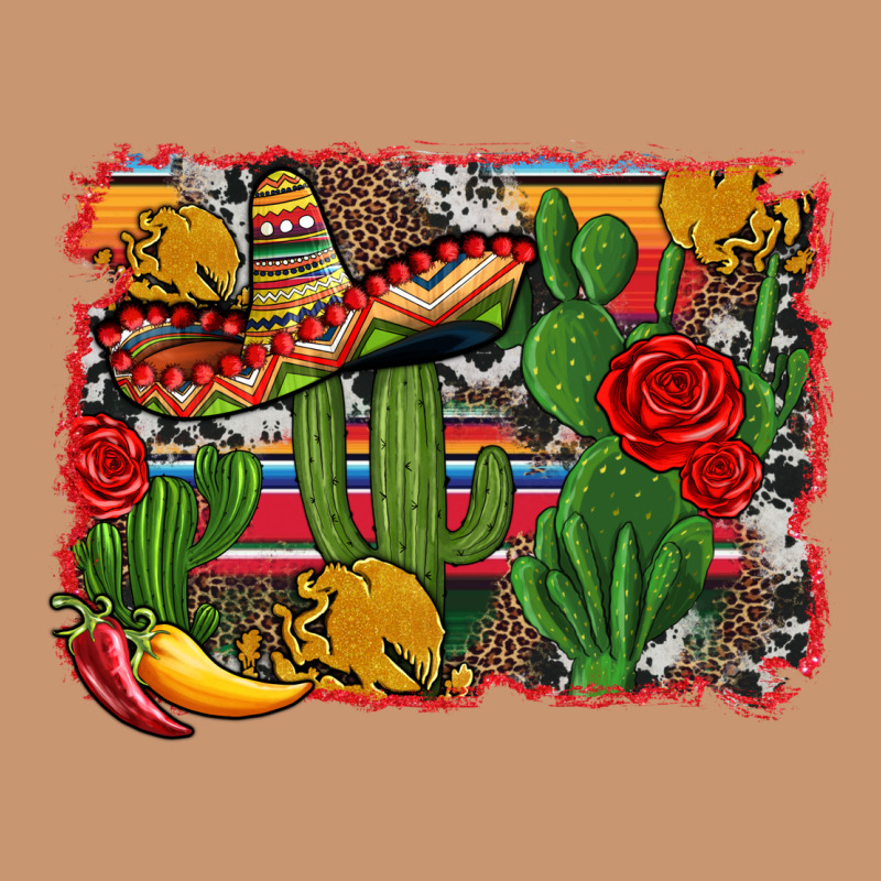 Mexican Cacti Background Heavyweight Hoodie by Artiststas | Teevron