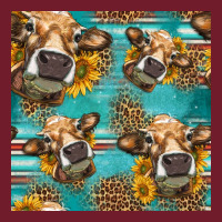 Western Sunflowers Cow Seamless Pattern Zipper Hoodie | Teevron