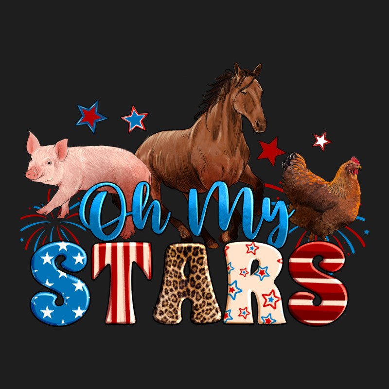 Horse Pig Chicken With Oh My Stars Classic Tee by Neo Western | Teevron