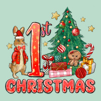 Red Christmas Bunny 1st Christmas Premium Hoodie | Teevron