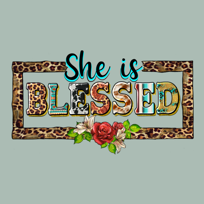She Is Blesssed Floral Classic Tee by BarkalooDesign | Teevron