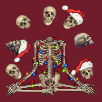 Christmas Human Skeleton And Skulls Zipper Hoodie | Teevron