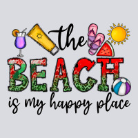 The Beach Is My Happy Place Zipper Hoodie | Teevron