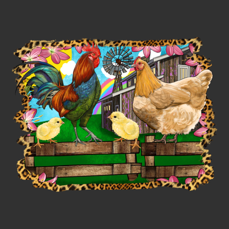 Happy Easter Rooster Chicken And Chick Urban Heavy Tee by RanaPortraitStore | Teevron