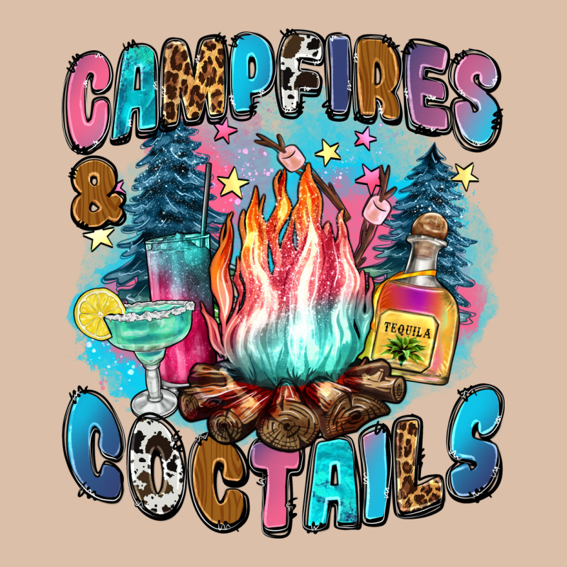 Campfires And Coctails Urban Heavy Tee by Zillion Design Studio | Teevron