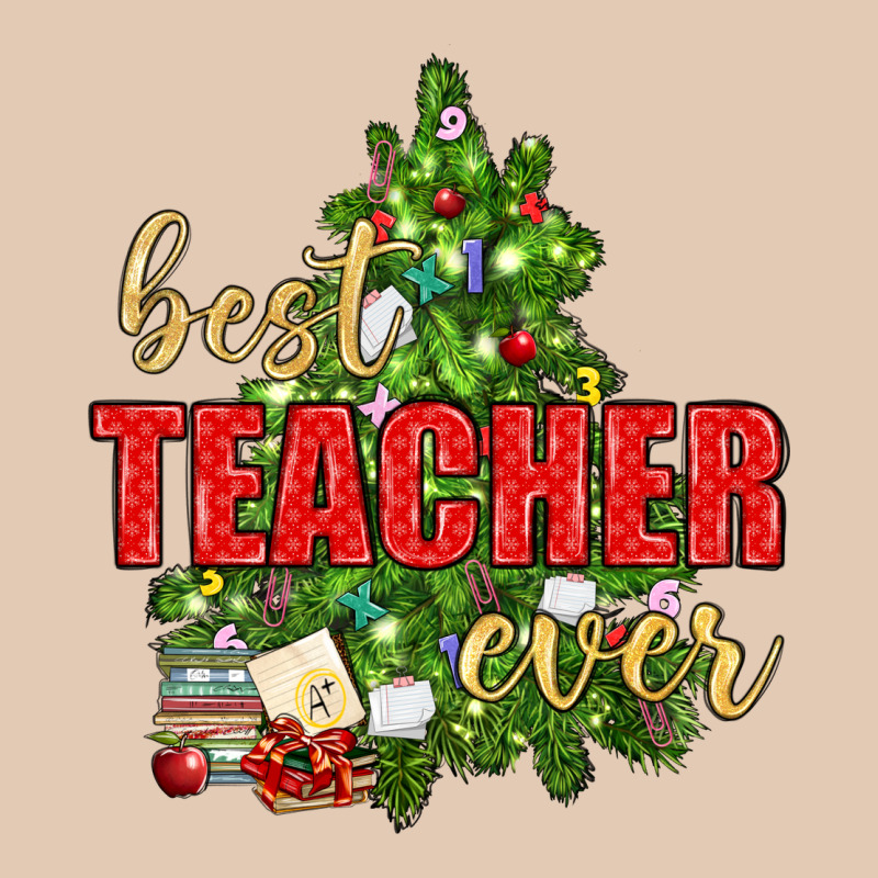 Best Teacher Ever With Christmas Tree Urban Hoodie by BundleAndBundleShop | Teevron