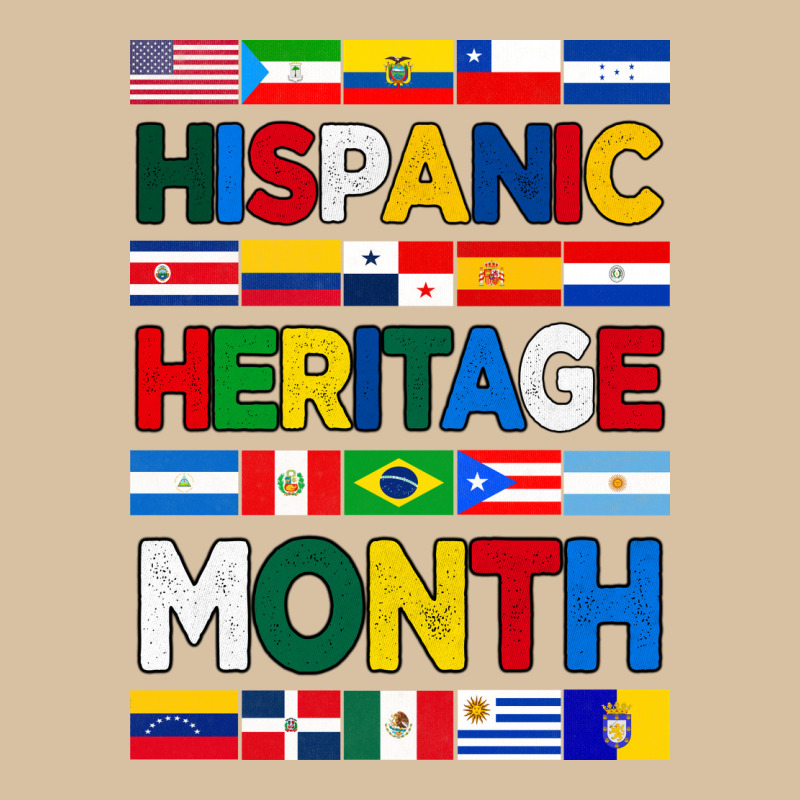 Hispanic Haritage Month Flags Heavyweight Hoodie by BundleAndBundleShop | Teevron