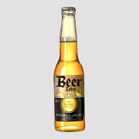 Yellow Beer Bottle Premium Hoodie | Teevron