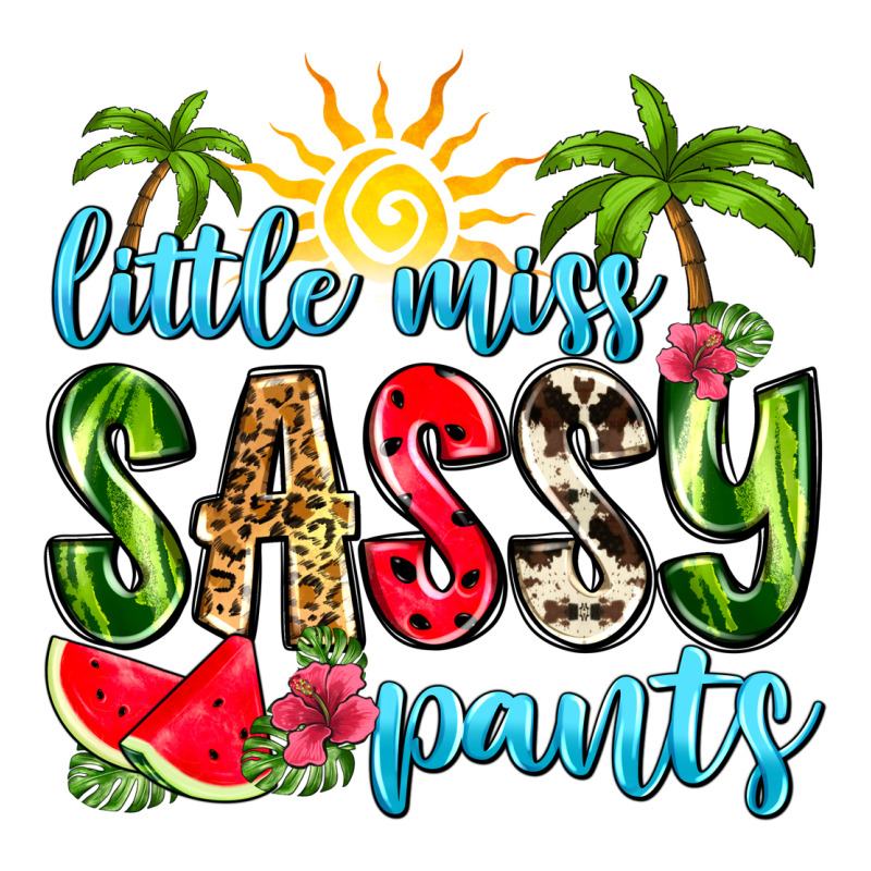 Little Miss Sassy Pants Long Sleeve Tee by Zillion Design Studio | Teevron