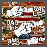 Dad Life Fist Bump Seamless Pattern Zipper Hoodie | Teevron