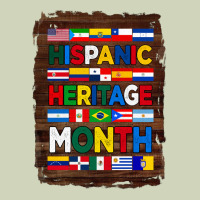 Hispanic Haritage Month Flags With Background Heavyweight Hoodie | Teevron