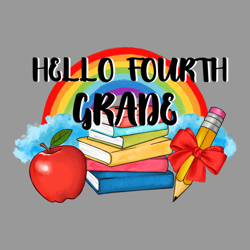 Back To School Hello Fourth Grade 3200x2400 Vintage Hoodie by AdoDesignShop | Teevron