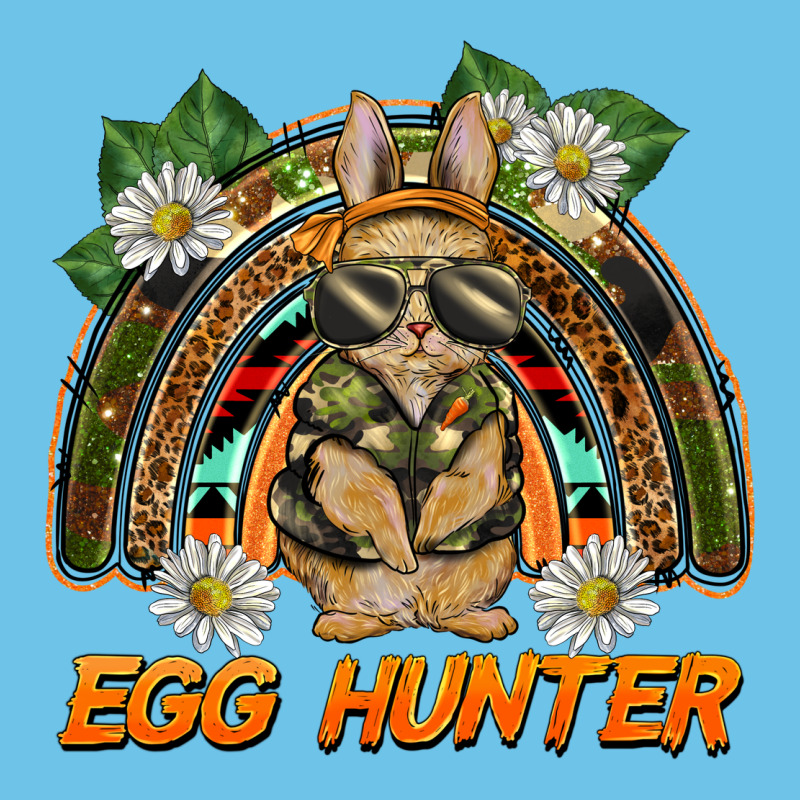 Easter Egg Hunter  Rabbit Rainbow Premium Sweatshirt by BarkalooDesign | Teevron