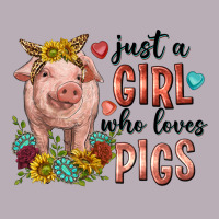 Western Just Girl Who Loves Pigs Vintage Tee | Teevron