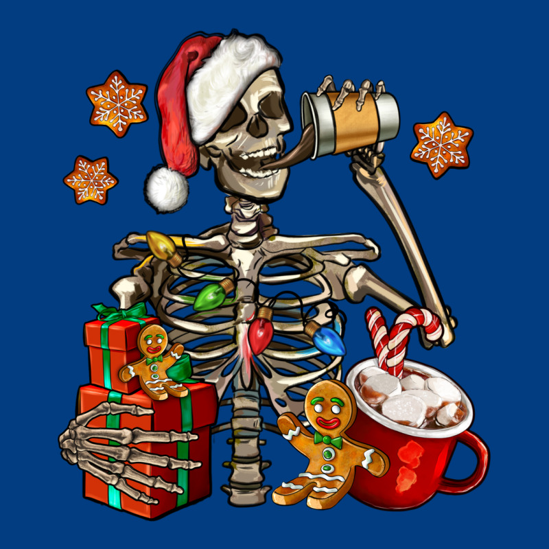 Christmas Skeleton Coffee Premium Sweatshirt by Jasminsmagicworld | Teevron