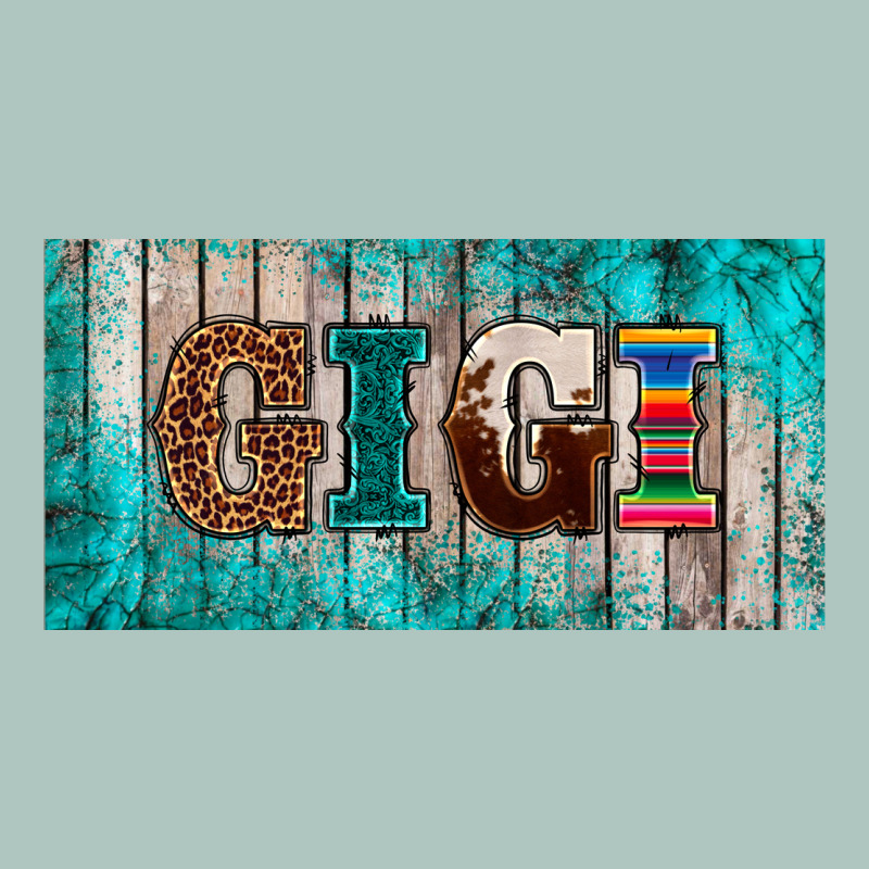 Western Turquoise Gigi License Plate Premium Sweatshirt by BarkalooDesign | Teevron