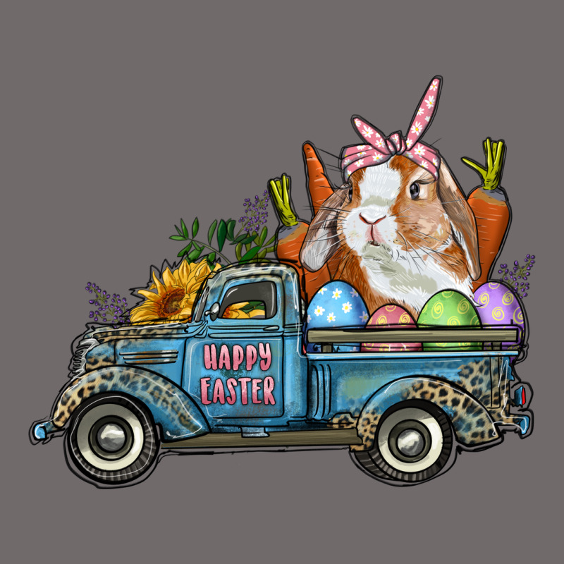 Happy Easter Truck With Bunny Eggs And Carrot Urban Heavy Tee by RanaPortraitStore | Teevron