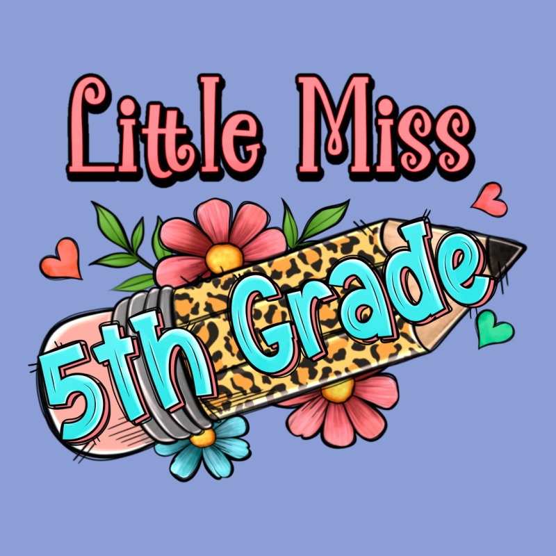 Little Miss Fifth Grade Long Sleeve Tee by RanaPortraitStore | Teevron