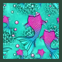 Mermaid Tail Seamless Pattern Zipper Hoodie | Teevron