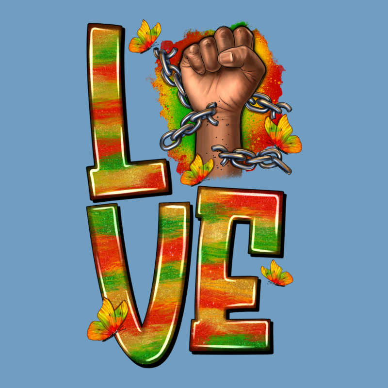 Love Juneteenth With Fist Urban Heavy Tee by texasbilliewilder | Teevron