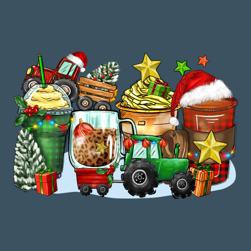 Christmas Tractor Coffee Cups Urban Heavy Tee by Zillion Design Studio | Teevron