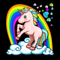 Cute Unicorn With Rainbow Zipper Hoodie | Teevron