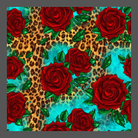 Leopard Roses Seamless Pattern Zipper Hoodie | Teevron