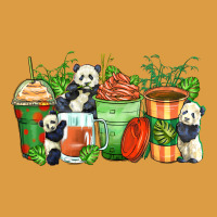 Panda Coffee Cups Urban Heavy Tee | Teevron
