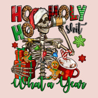 Ho Ho Holy Shit What A Year Christmas Skeleton Premium Sweatshirt | Teevron