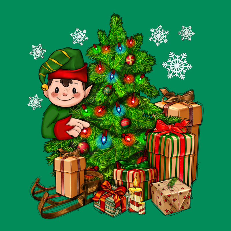 Christmas Elf With Gift Urban Hoodie by BundleAndBundleShop | Teevron