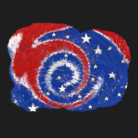 Patriotic Tie Dye Background 4th Of July Classic Tee | Teevron