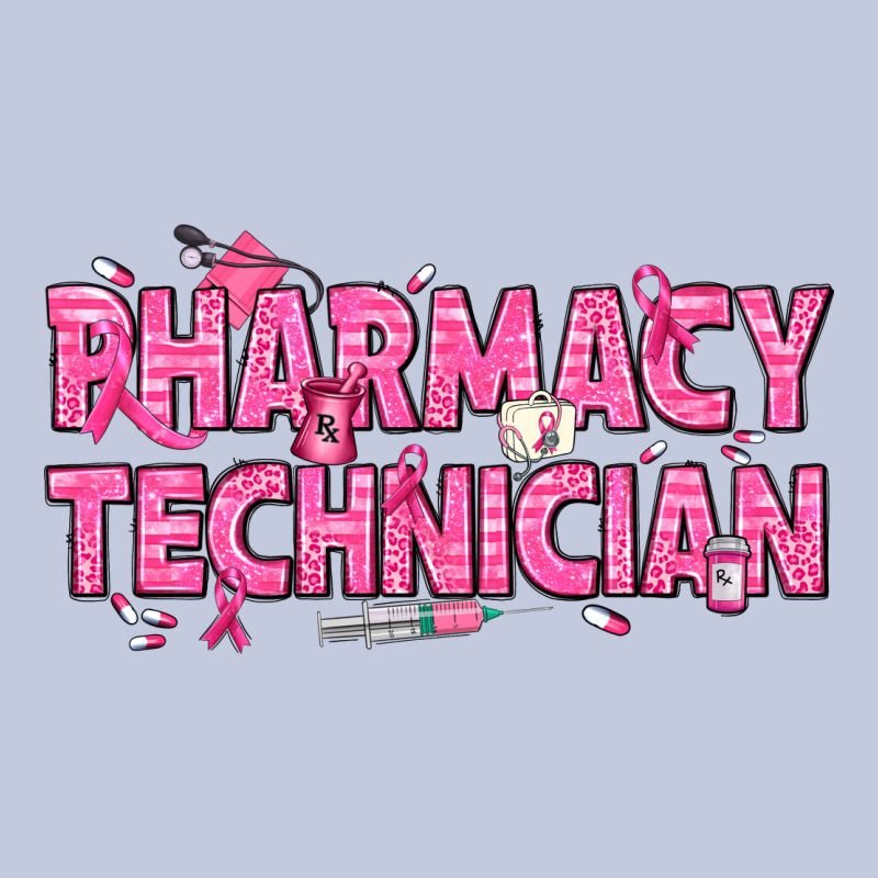 Breast Cancer Pharmacy Technician Long Sleeve Tee by texasbilliewilder | Teevron