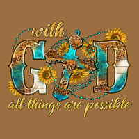 With God All Things Are Possible With Cross Vintage Tee | Teevron