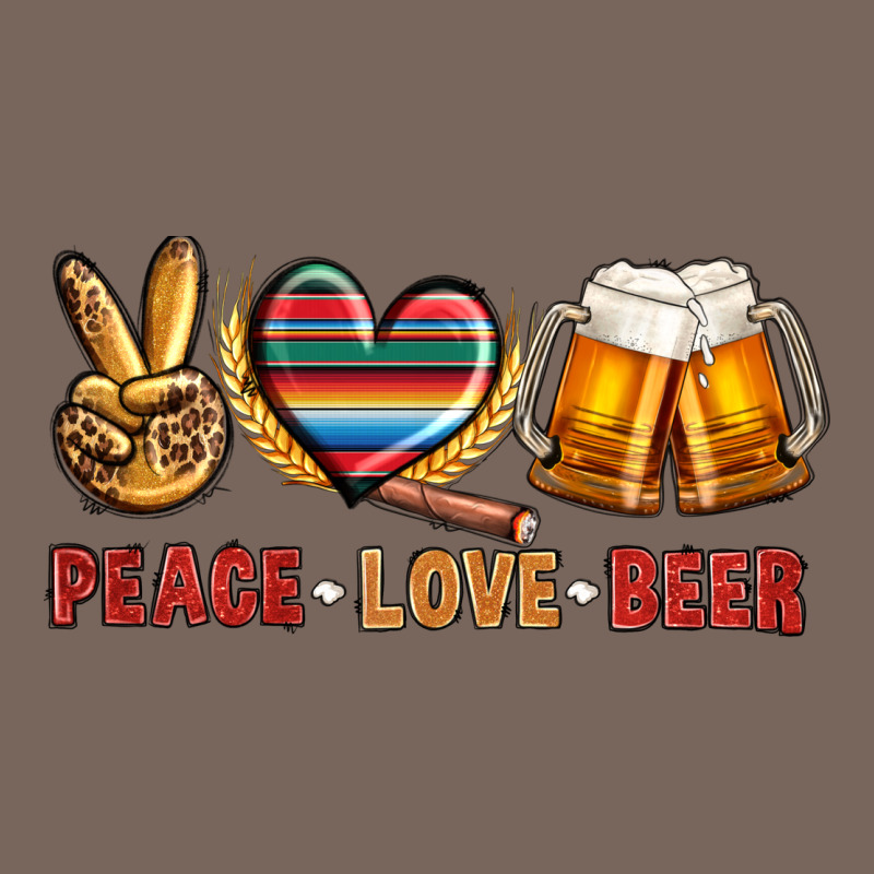Peace Love Beer Premium Hoodie by NancyCooperArtShop | Teevron