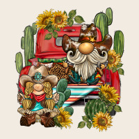 Western Gnome Truck Cactus Sunflower Premium Sweatshirt | Teevron