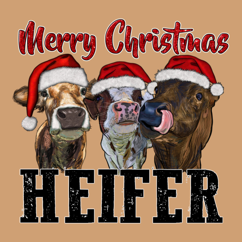 Merry Christmas Heifers Vintage Tee by RanaPortraitStore | Teevron